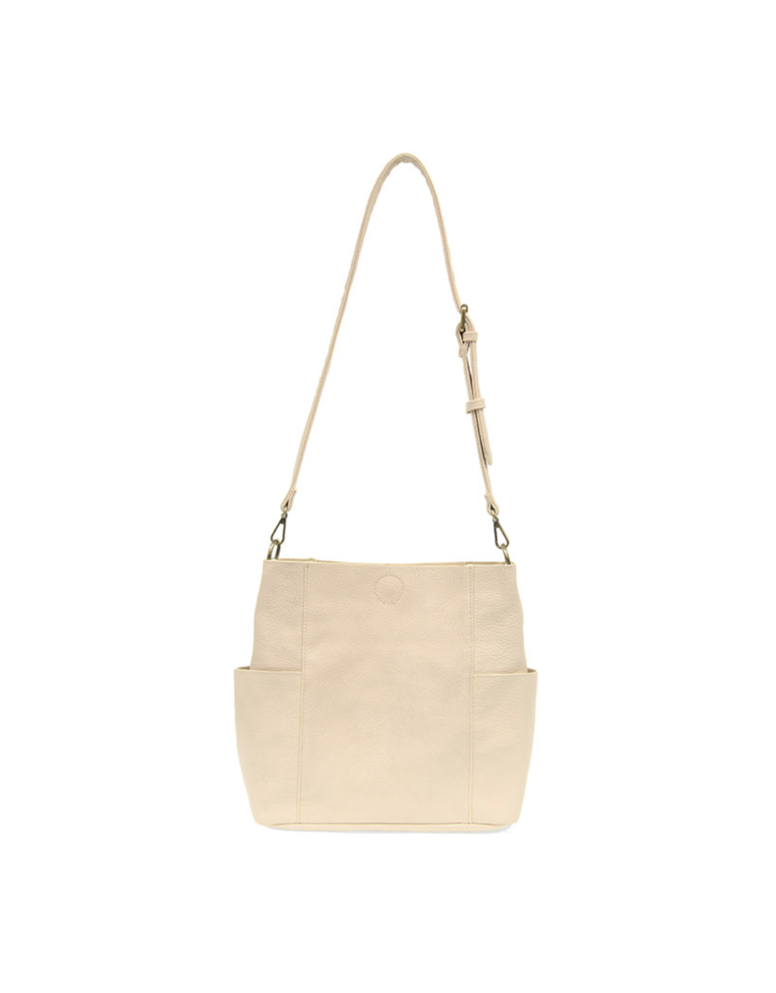 Kayleigh Side Pocket Bucket Bag - Alabaster