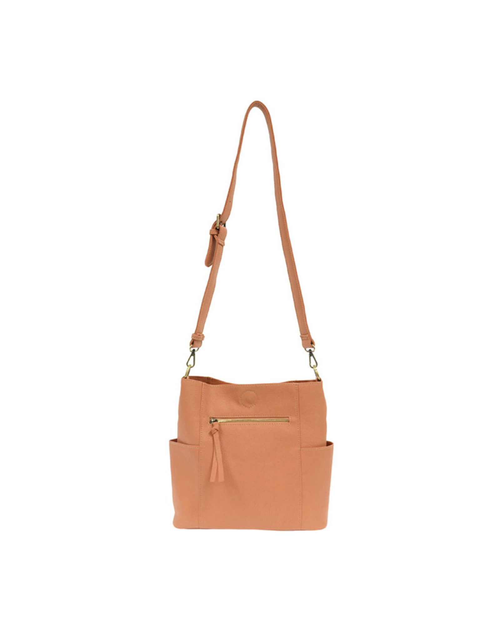 Kayleigh Side Pocket Bucket Bag - Coral