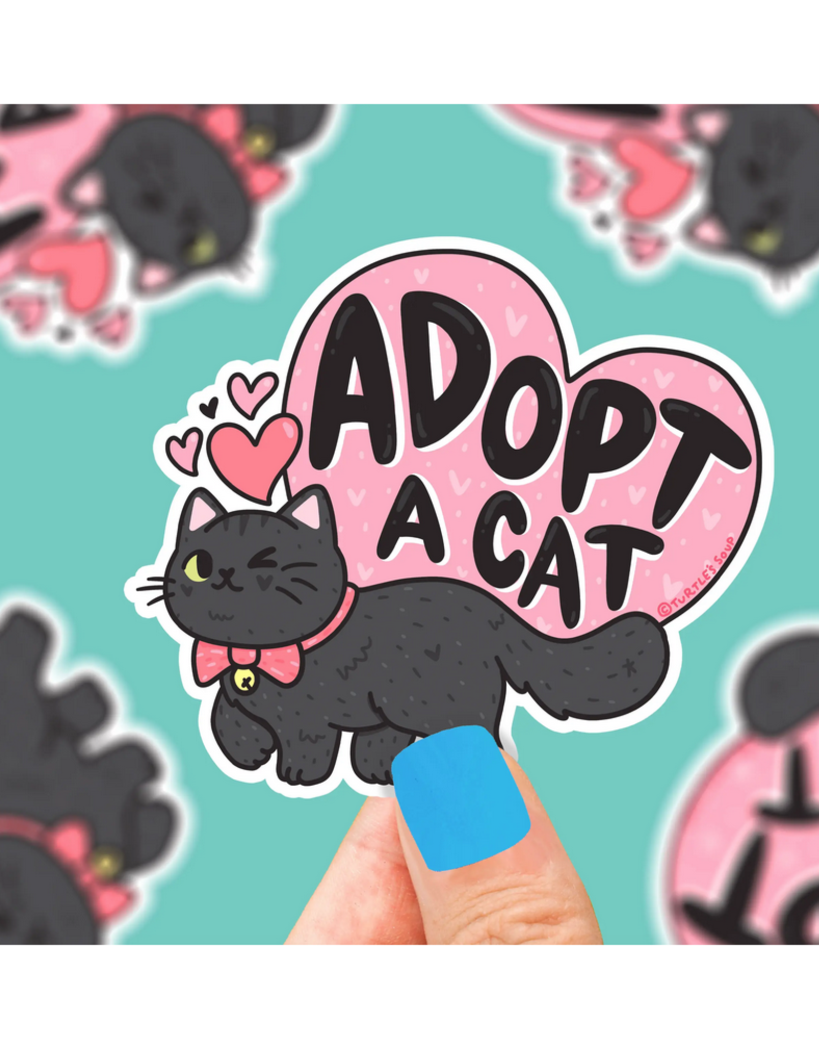 Adopt a Cat Sticker