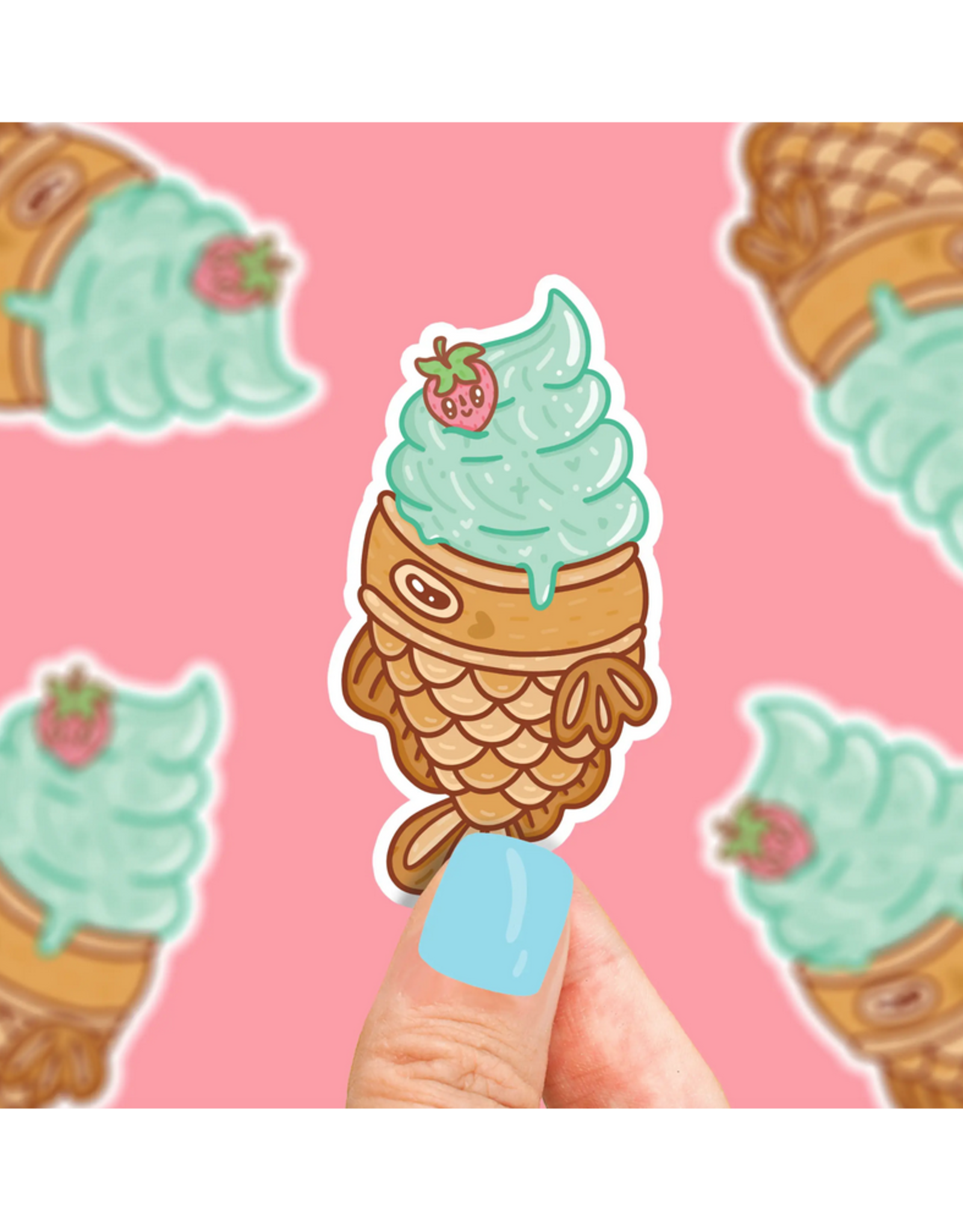 Taiyaki Korean Ice Cream Sticker