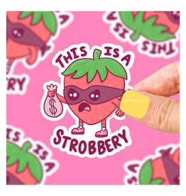This is a Strobbery Sticker