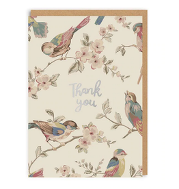 Thank You Birds Greeting Card