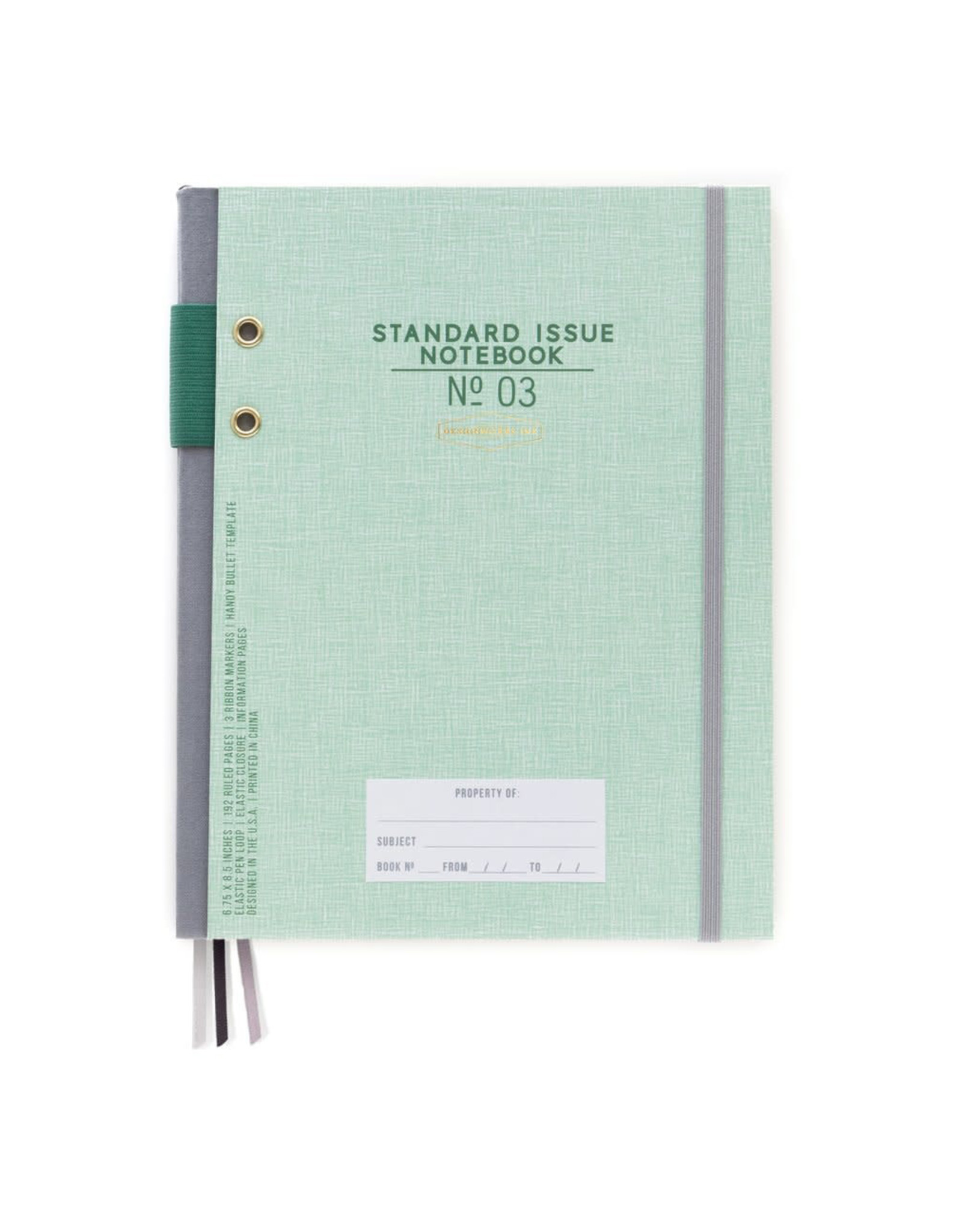 Standard Issue Notebook No. 03 - Light Green