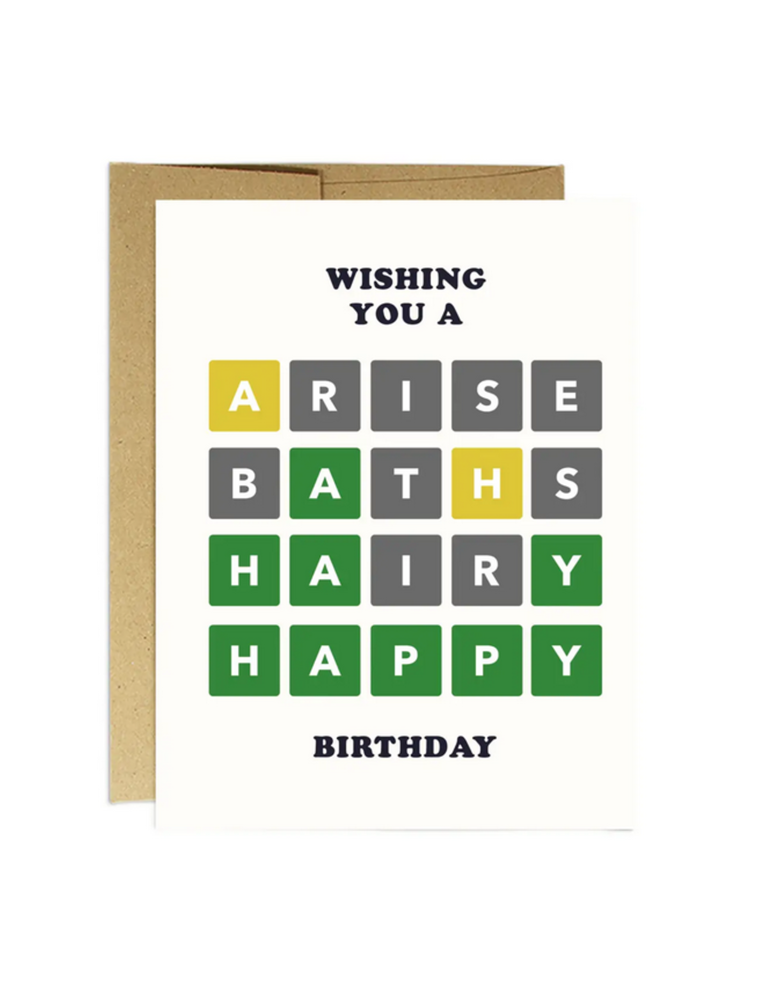 Birthday Wordle Greeting Card