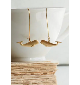 Whale Earrings