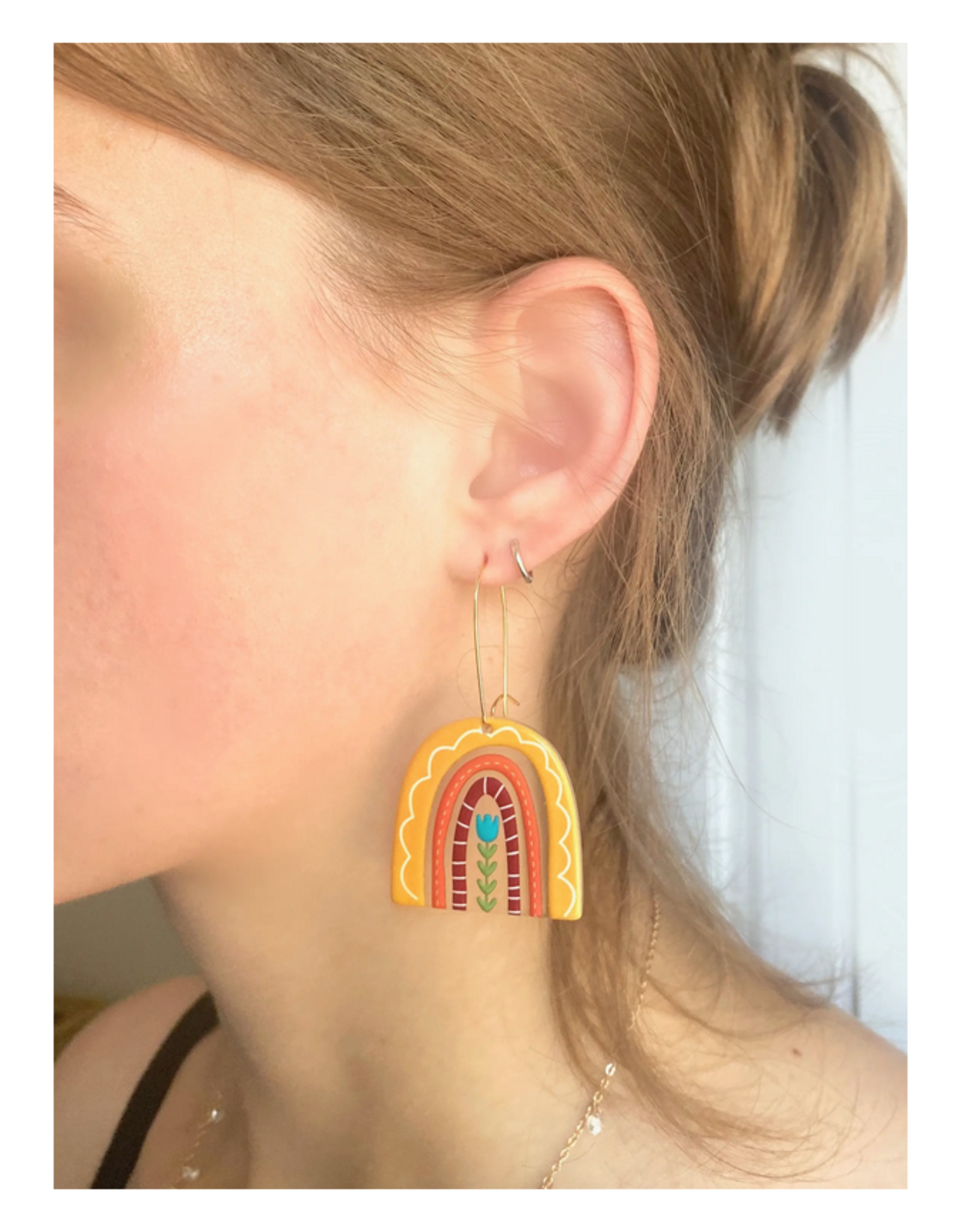 Whimsical Rainbows Earrings