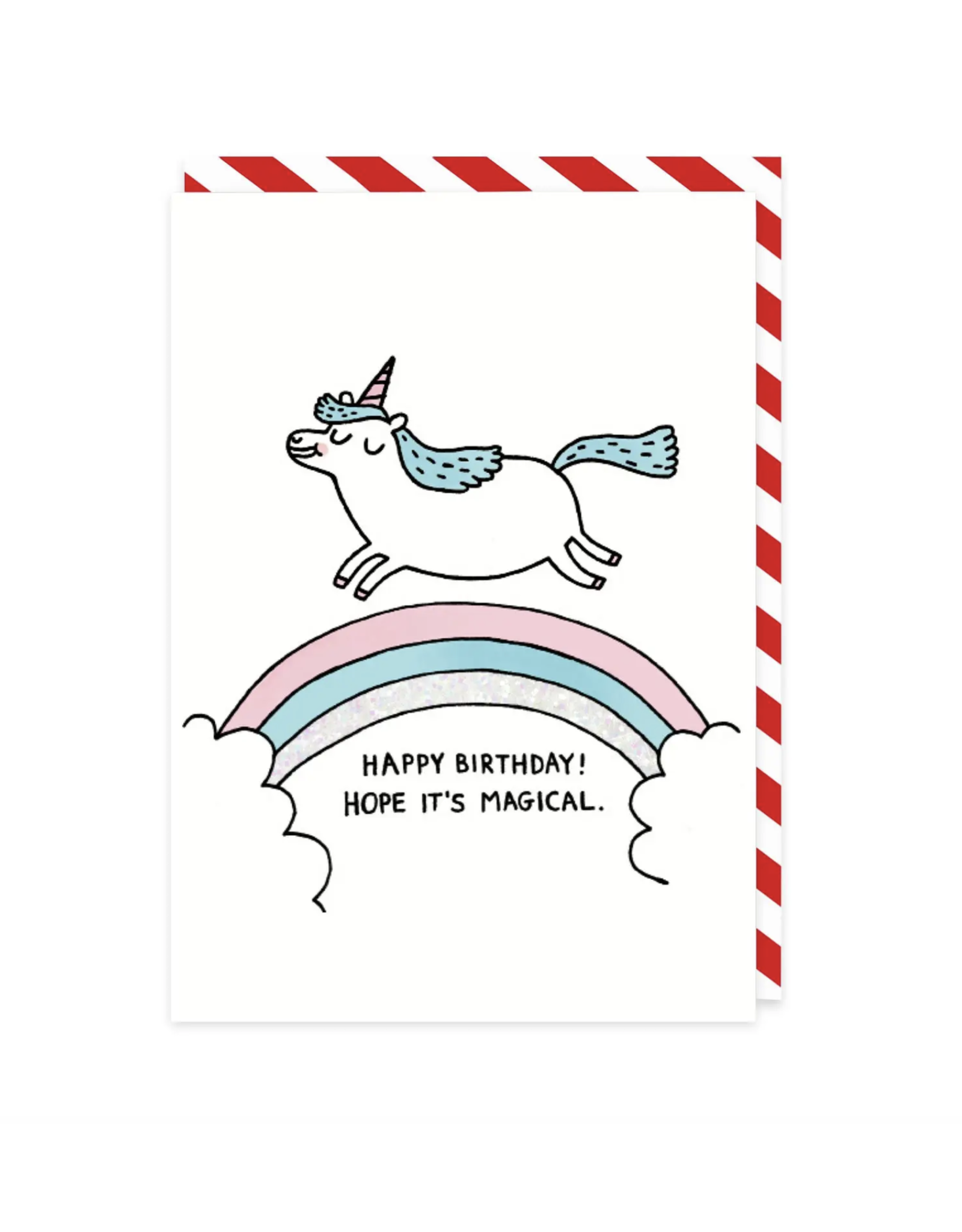Happy Birthday Hope It's Magical Unicorn Greeting Card