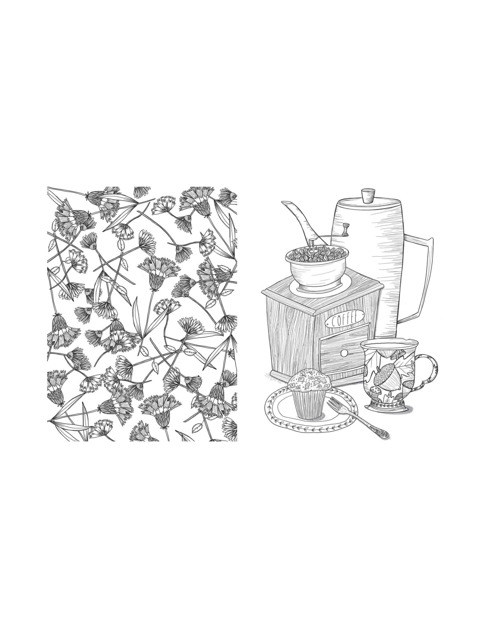Cottagecore Galore Coloring Book