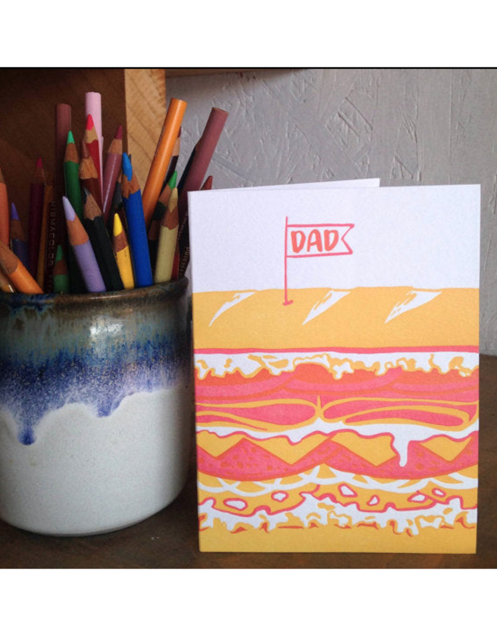 Dad Sandwich Greeting Card