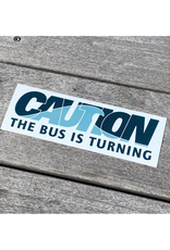 CAUTION the Bus is Turning RIPTA Sticker