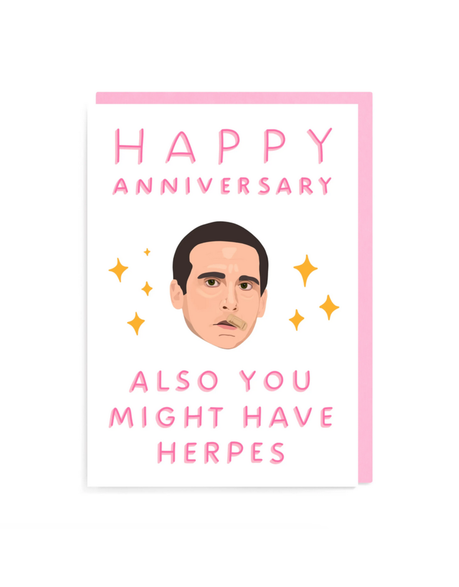 Happy Anniversary The Office Herpes Greeting Card