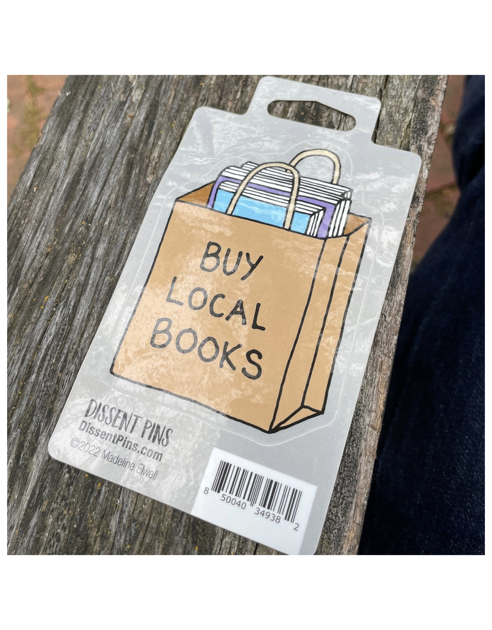 Buy Local Books Sticker*
