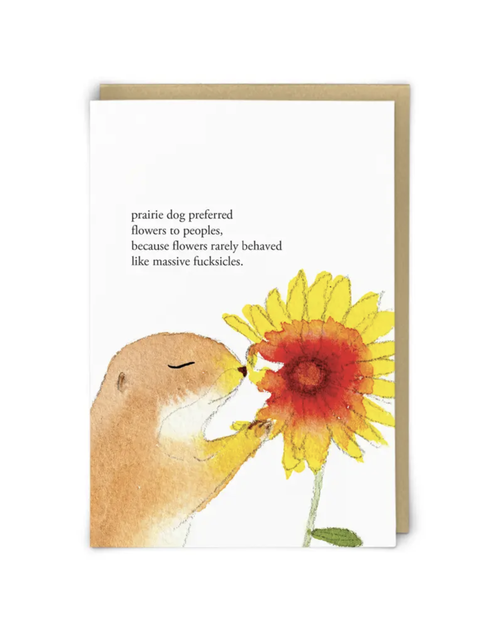 Prairie Dog Fucksicles Greeting Card