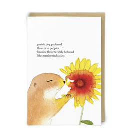 Prairie Dog Fucksicles Greeting Card