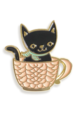 Coffee Kitty Enamel Pin