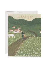 Along the Road I Love You Greeting Card