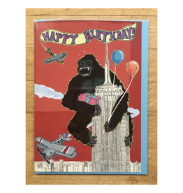 King Kong Happy Birthday Greeting Card