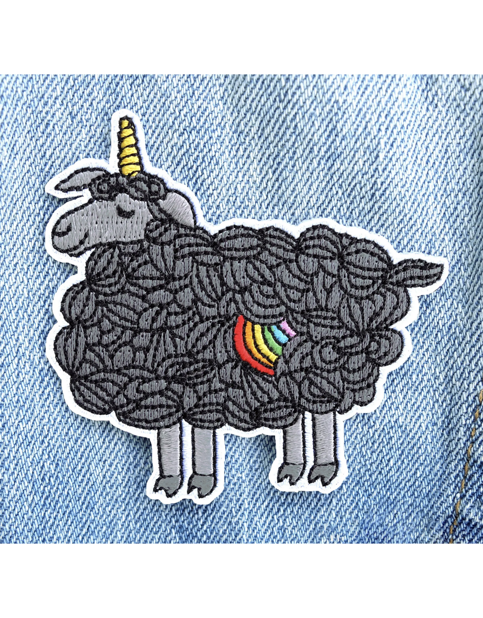 Rainbow Black Sheep Patch