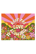 Keep the Love Flowing Sunset Postcard
