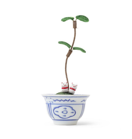 Fortune Cats Potted Plant