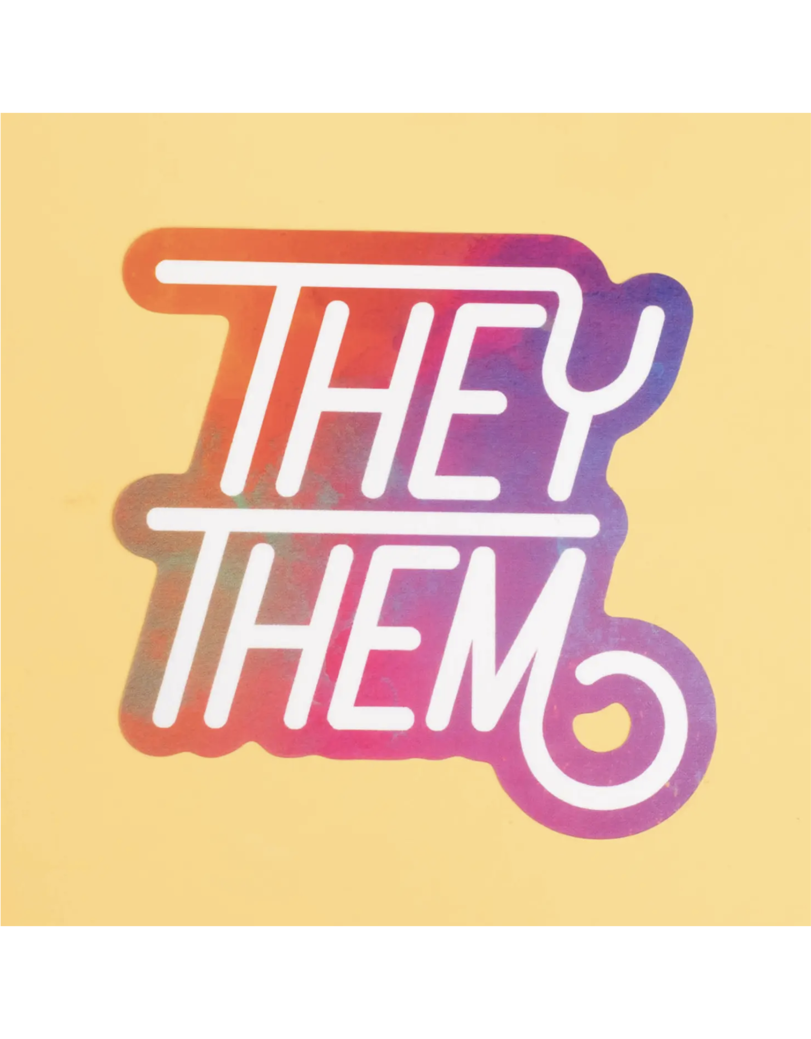 Pronoun Sticker Sheet - They/Them