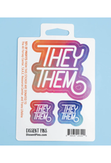 Pronoun Sticker Sheet - They/Them