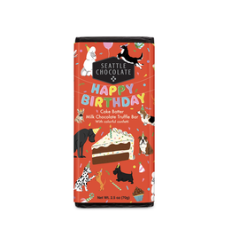 Happy Birthday Truffle Chocolate Bar - Curbside Only
