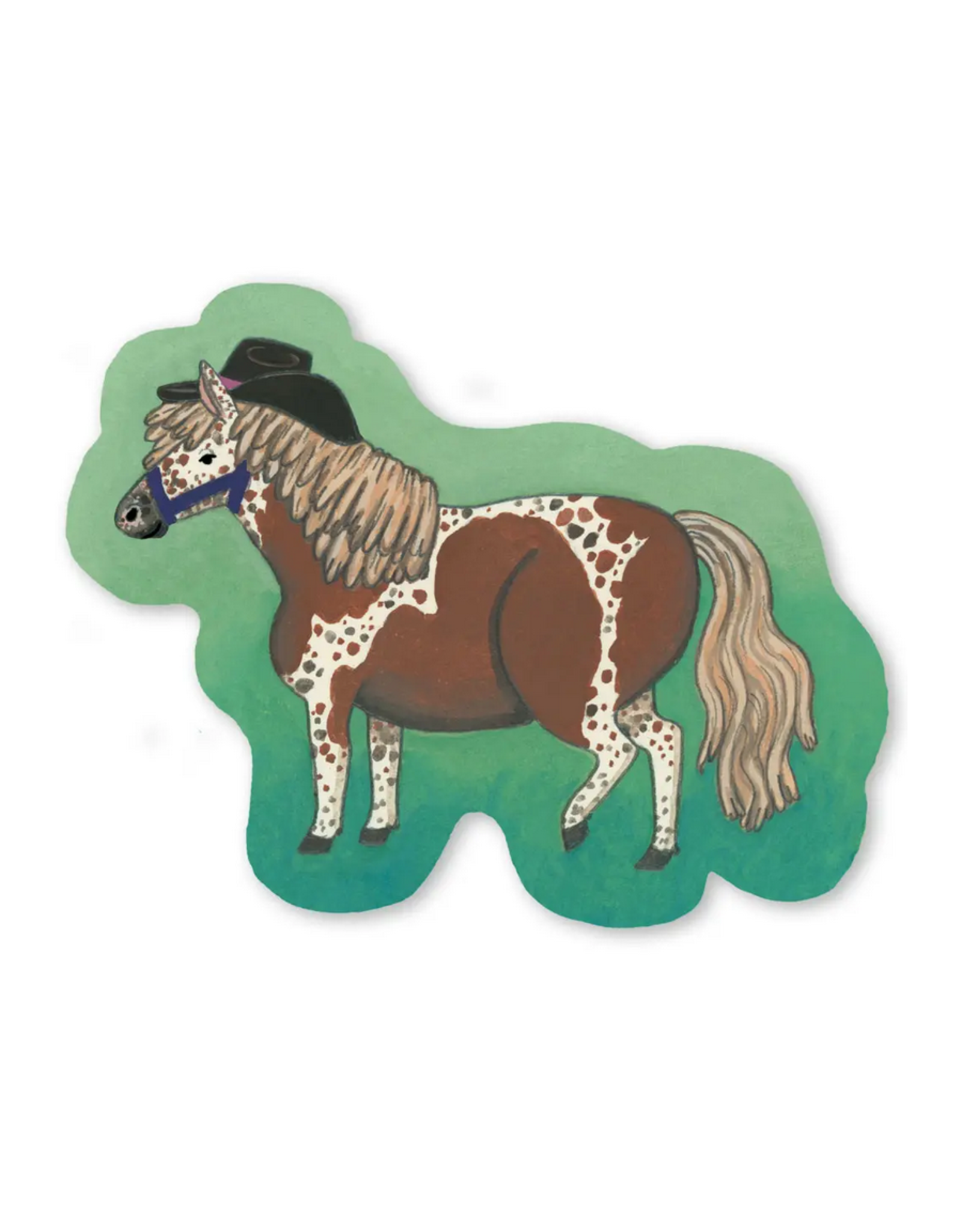 Cowboy Pony Sticker
