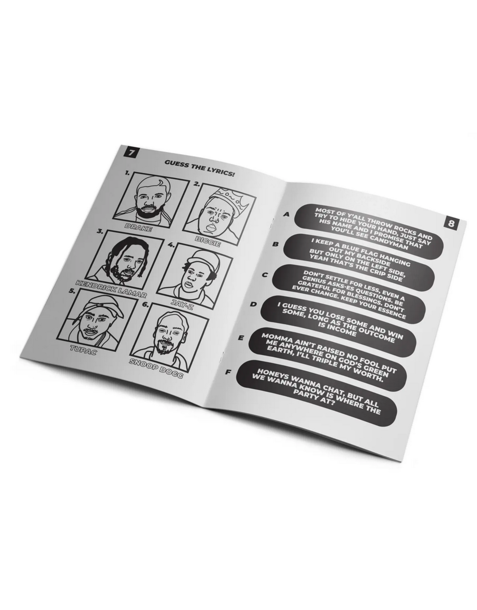 Rap Legends Activity Book