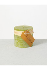 Timber Candle (Short) - Green Grape