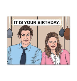 Jim & Pam Birthday Greeting Card