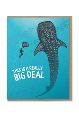 Really Big Deal Whale Shark Greeting Card