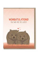 Wombatulations Greeting Card