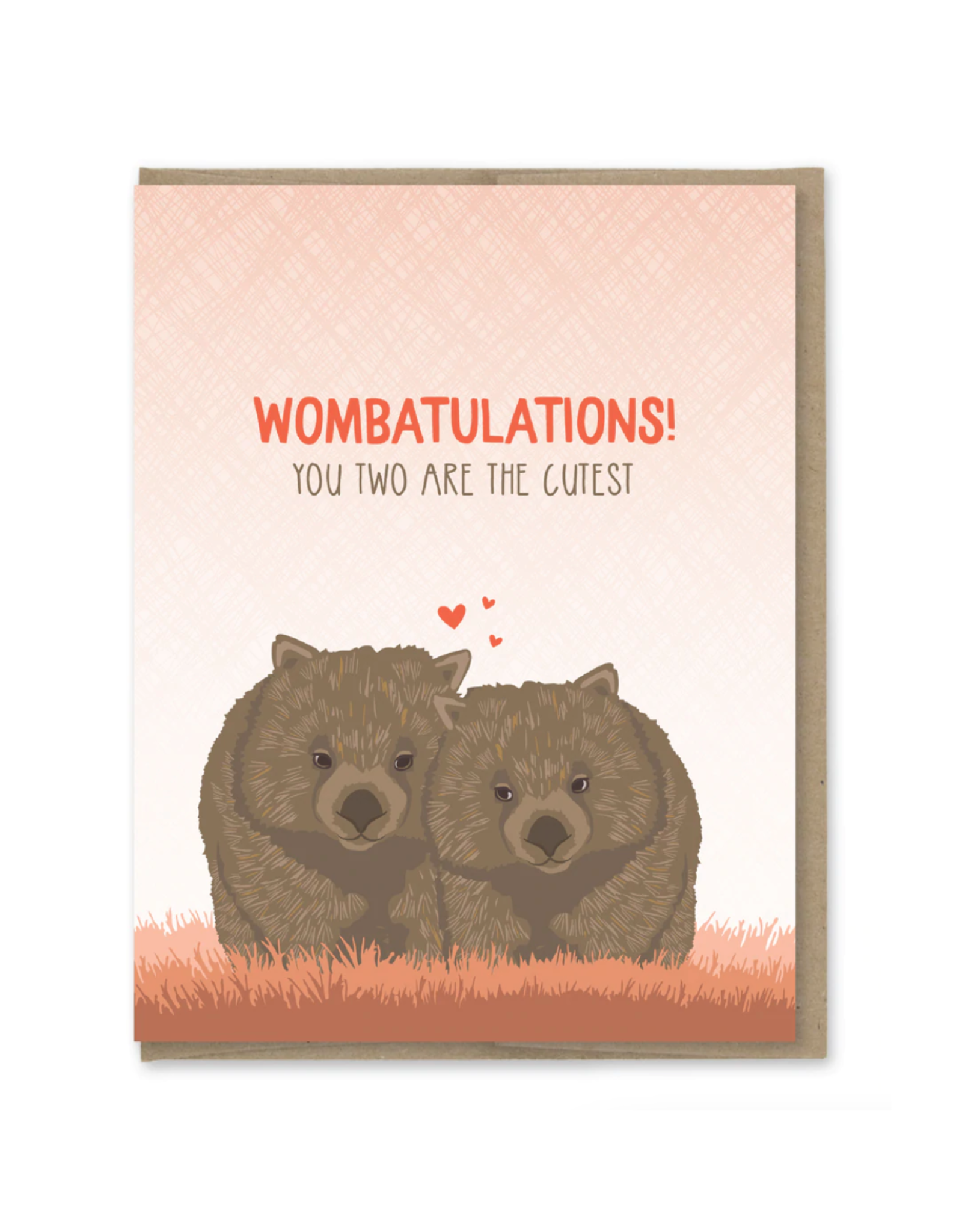 Wombatulations Greeting Card