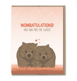 Wombatulations Greeting Card