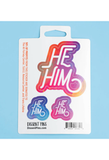 Pronoun Sticker Sheet - He/Him