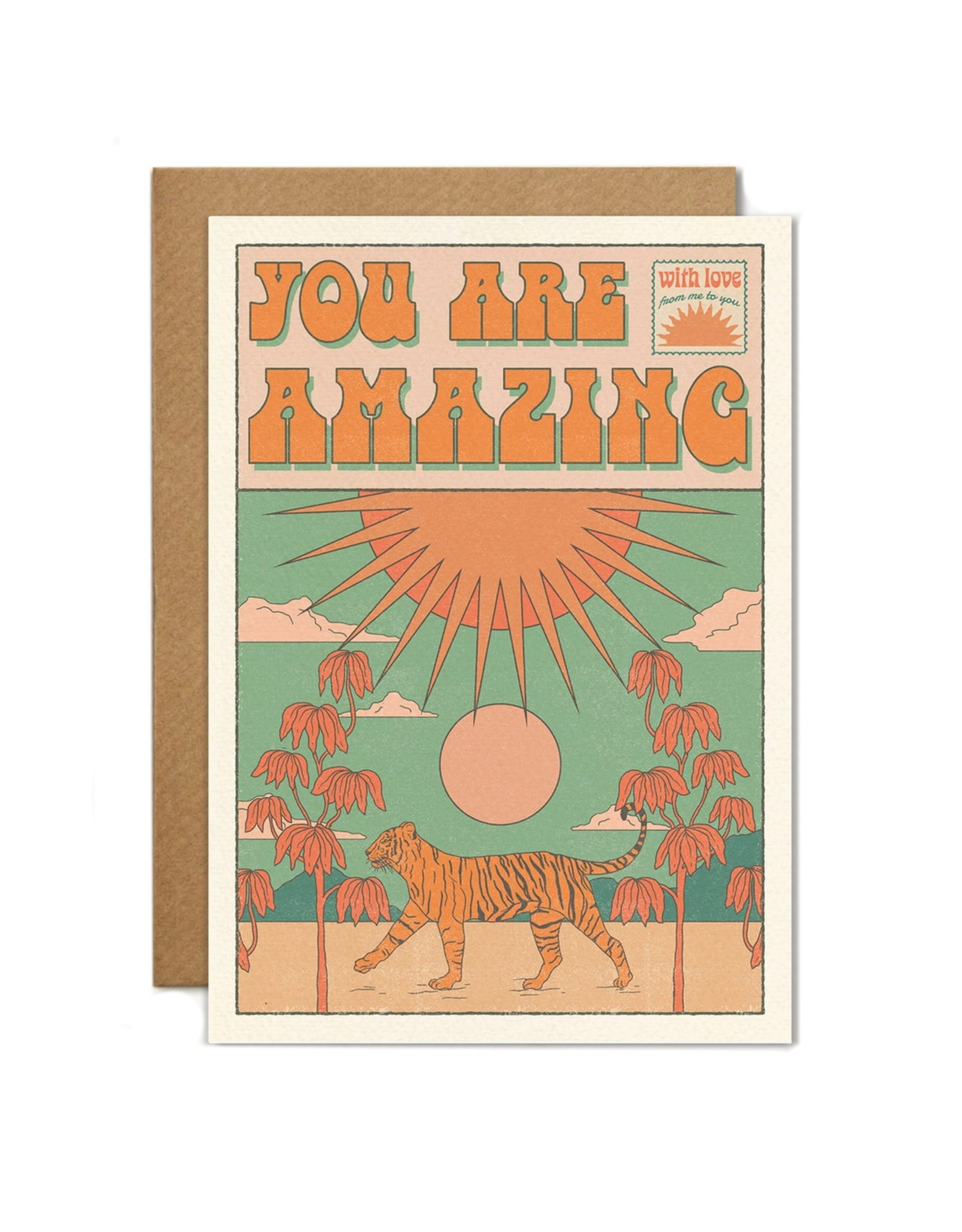 You Are Amazing Tiger Greeting Card