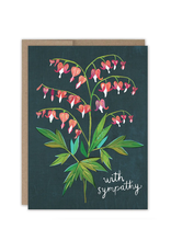 Bleeding Hearts Sympathy Greeting Card