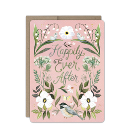 Happily Ever After Bird Greeting Card