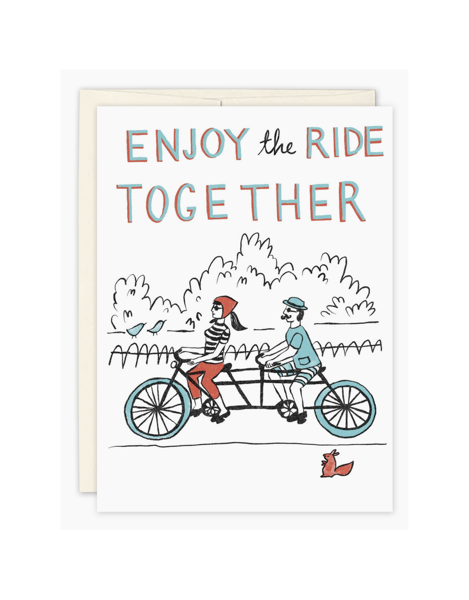 Enjoy the Ride Together Greeting Card