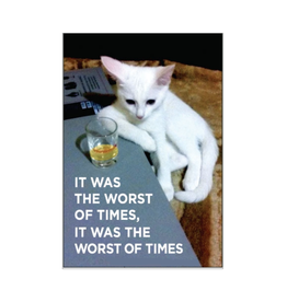 It Was the Worst of Times (Cat) Magnet