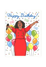 Oprah Birthday Greeting Card