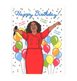 Oprah Birthday Greeting Card Oprah Birthday Greeting Card