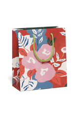 Ruby Red Flower Gift Bag