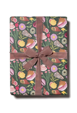 Shells and Flowers Wrapping Paper - Curbside Only