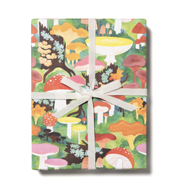 Woodland Mushrooms Wrapping Paper - Curbside Only