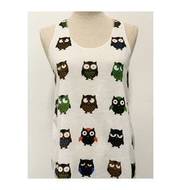 Colorful Owls Tank Top