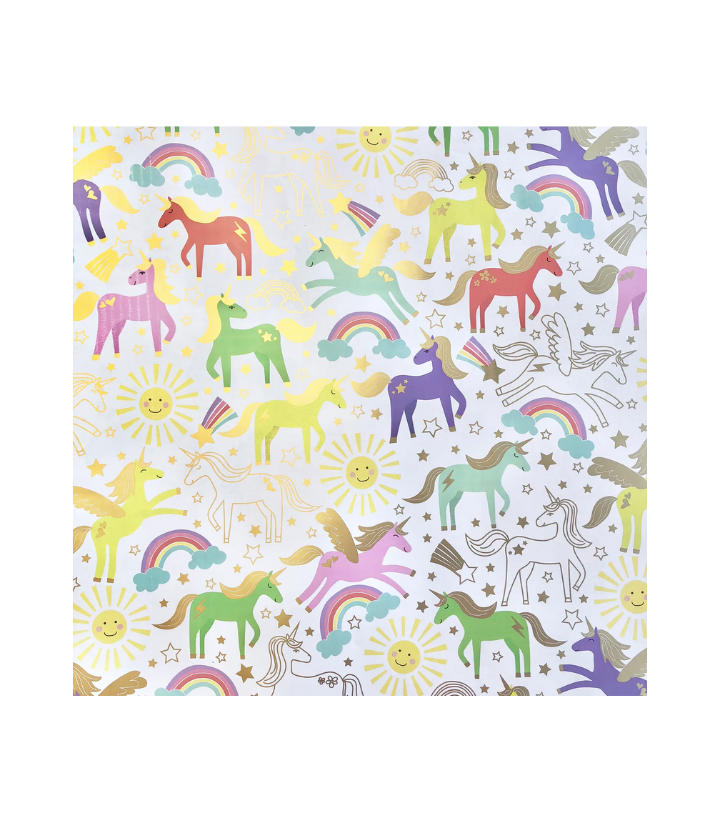 Unicorn Wrapping Paper Home