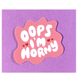 Oops I'm Horny Sticker