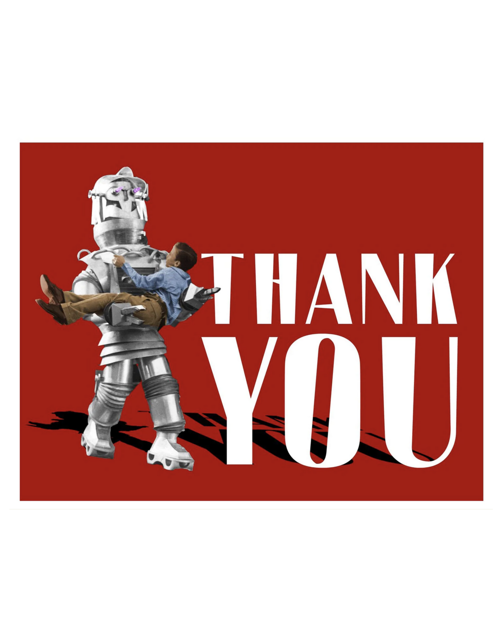 Thank You Robot Greeting Card